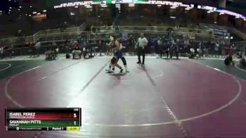 145 lbs Cons. Round 1 - Savannah Pitts, Mosley vs Isabel Perez, Freedom (Orlando)