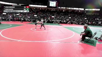 108 lbs Cons. Round 2 - John Bates, WBR2 vs Cruz Mendez, BTH2
