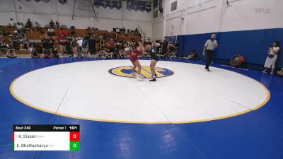 110 lbs Quarterfinal - Keira Siason, AWA vs Eva Bhattacharya, Royalty WC