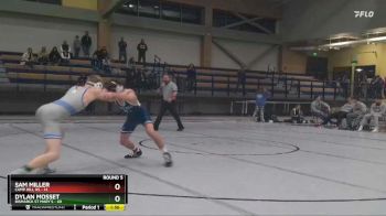 120 lbs Dylan Mosset, Bismarck St Mary`s vs Sam Miller, Camp Hill Hs