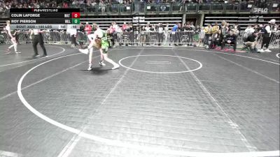 100 lbs Round Of 32 - Colin LaForge, Mat Assassins vs Roy Pierson, Williamstown Braves