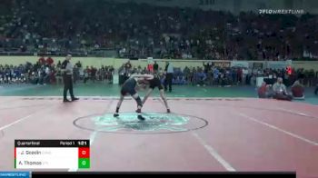 6A-106 lbs Quarterfinal - Jake Goodin, Edmond North vs Aydan Thomas, Stillwater