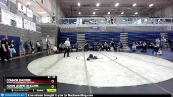 50 lbs Cons. Round 2 - Connor Shuster, Mountain Man Wrestling Club vs Nixon Werneth-Clark, Legacy Wrestling Academy