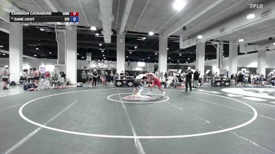 74 lbs Cons. Round 4 - Cameron Catrabone, Cliff Keen Wrestling Club vs Zane Licht, Burg Training Center