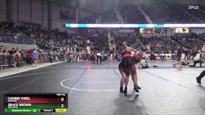 150 lbs Cons. Round 3 - Grace Brown, Red Devil vs Cambri Theel, Wamego