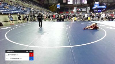 132 lbs Cons 32 #2 - Jacob Livermore, CA vs Jack Bridenstine, MN