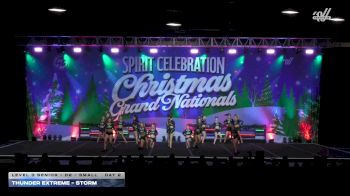 Thunder Extreme - Storm [2025 L3 Senior - D2 - Small Day 2] 2025 Spirit Celebration Christmas Grand Nationals