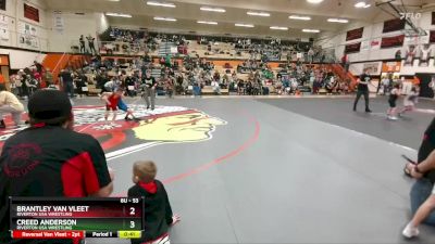 53 lbs Cons. Round 2 - Brantley Van Vleet, Riverton USA Wrestling vs Creed Anderson, Riverton USA Wrestling