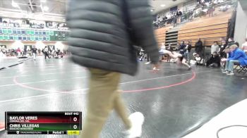 157 lbs Champ. Round 3 - Baylor Veres, Corona Del Sol vs Chris Villegas, Rancho Bernardo