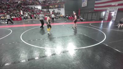 185 lbs Champ. Round 1 - Carter Jensen, Kimberly vs Ryden Schultz, Waupun Youth Wrestling Club