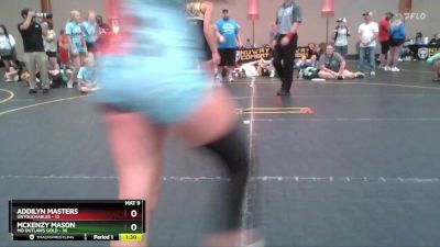 110 lbs Round 3 (4 Team) - Launa Gegg, MO Outlaws Gold vs Myla Woolridge, Untouchables