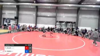 38 kg Quarterfinal - Tristan Atwell, USAW Maine vs Cordy Zalota, Malvern Prep