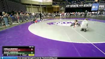 51-56 lbs Quarterfinal - Amelia Dempsey, Lake Stevens Wrestling Club vs Bailey Andrews, Gig Harbor Grizzlies Wrestling Club