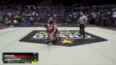 126 lbs Cons. Round 2 - Jayden Dohogne, St. Charles WC vs Nate Page, Gladiator Elite WC