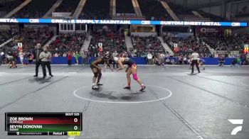 145 lbs Semifinal - Zoe Brown, Plainville vs Sevyn Donovan, Raider