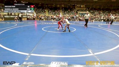 66 lbs Consi Of 16 #2 - Dalilah Fair, Mt. Zion Braves vs Mariella Masso, Summit Wrestling Academy
