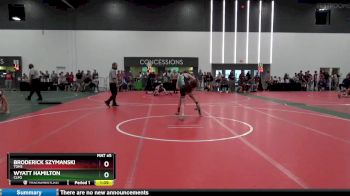 102 lbs Champ. Round 1 - Broderick Szymanski, TOHS vs Wyatt Hamilton, CLFO