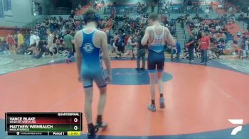 138 lbs Quarterfinal - Matthew Weinrauch, MiddleTNFreco vs Vance Blake, Wildcats Wrestling