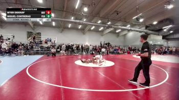 150 lbs Cons. Round 2 - Myer Dekruif, Berthoud vs Miguel Contreras, Platte Valley