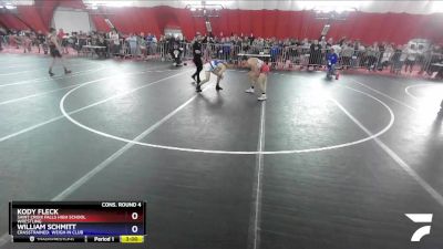 132 lbs Cons. Round 4 - Kody Fleck, Saint Croix Falls High School Wrestling vs William Schmitt, CrassTrained: Weigh In Club