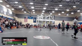 90 lbs Quarterfinal - Kingston Griffin, Ninety Six Wrestling vs Kylyn Clarke, Tech Fall