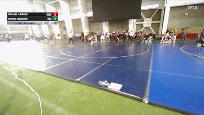 110 lbs Cons. Round 2 - Ethan Harris, Bear River Wrestling Club vs Mark Jenkins, Grantsville Wrestling Club