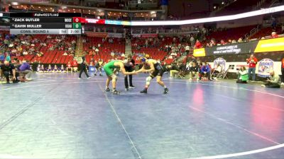 1A-175 lbs Cons. Round 5 - Zack Butler, Woodbury Central vs Gavin Muller, Osage