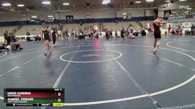 155 lbs Cons. Round 8 - Hawk Harding, Williamston vs Gabriel Krieger, Saint Paris Graham