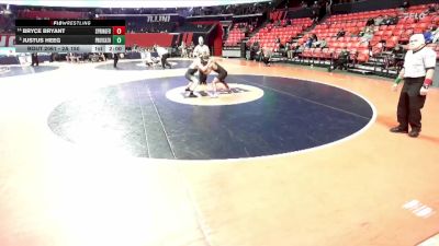 2A 150 lbs Champ. Round 1 - Justus Heeg, New Lenox (Providence Catholic) vs Bryce Bryant, Springfield (H.S.)