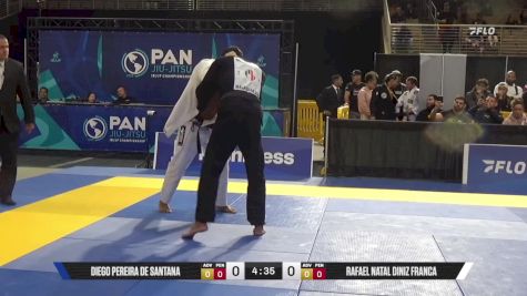 Rafael Natal Diniz Franca vs Diego Pereira De Santana 2025 Pan Jiu Jitsu IBJJF Championship