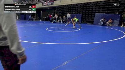 125 lbs Quarterfinal - Trentin Walker, Carlisle vs Terrell Coleman, Egg Harbor Twp