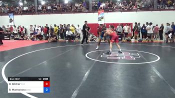 70 kg Quarterfinal - Dylan Gilcher, Cliff Keen Wrestling Club vs Brock Mantanona, Coachella Valley Wrestling