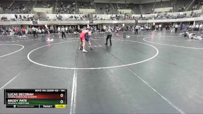 144 lbs Cons. Round 3 - Lucas Decorah, Askren Wrestling Academy vs Brody Pate, Waupaca Wrestling