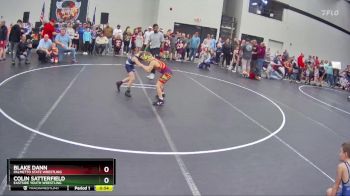 70 lbs Quarterfinal - Blake Dann, Palmetto State Wrestling vs Colin Satterfield, Eastside Youth Wrestling