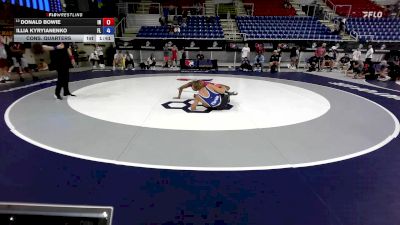 132 lbs Cons. Quarters - Donald Bowie, IN vs Illia Kyryianenko, FL