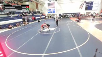110 lbs Semifinal - Adleigh Dewerff, Edwardsville (H.S.) vs Laila Vaughn, Streator (Twp.)