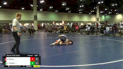 120 lbs Round 4 (16 Team) - Joshua Perez, Explorer Wrestling vs Joseph Tucker, Goon Squad