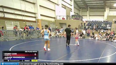 106 lbs Placement Matches (8 Team) - Storey Cook, Alaska vs Auriana Wakinekona, Hawaii