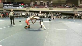 133 Championship Bracket Cons. Round 4 - Noah Schaefer, Zumbrota-Mazeppa vs Logan Fagerlie, Willmar