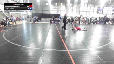 10U Girls - 100-113 Champ. Round 1 - Majesty Moniz, WA vs Katherine Johnston, WA