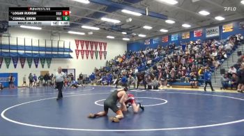 JV-23 lbs Round 1 - Logan Rudish, Solon vs Connal Ervin, Williamsburg