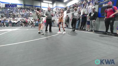 67 lbs Quarterfinal - Hannah Kellogg, Smith Wrestling Academy vs Emma Mejia, Norman Grappling Club