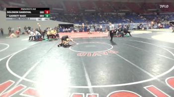 4A Boys 190 lbs Cons. Round 2 - Garrett Nash, Crook County Boys vs Solomon Sandoval, Cascade Boys