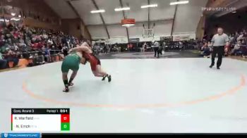 195 lbs Cons. Round 3 - Noah Emch, Regis vs Robert Warfield, Siletz Valley/Eddyville Charter