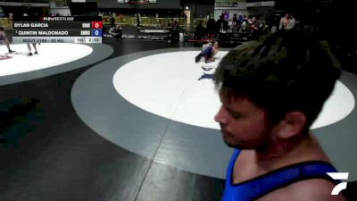 74 kg Cons. Round 2 - Dylan Garcia, South Bakersfield High School Wrestling vs Quintin Maldonado, Swamp Monsters Wrestling Club
