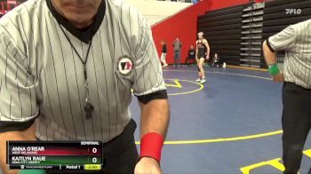 125 lbs Semifinal - Anna O`Rear, West Delaware vs Kaitlyn Raue, Iowa City Liberty