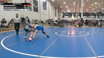 128 lbs Rr Rnd 3 - Julian Bijaczyk, Apache - HSC vs Graydon Martin, Prestige Worldwide Blue - HSC