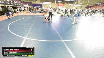 126 lbs Champ. Round 1 - Chaz Erickson, Nebraska vs Cobey Applegate, Iowa