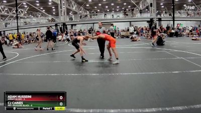 113 lbs Semis (4 Team) - CJ Caines, Mat Assassins Black vs Adam Husseini, Impact Silver