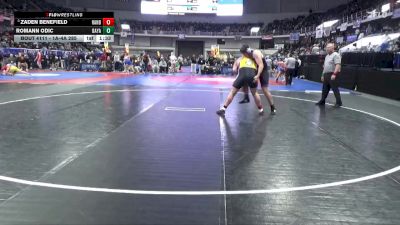 1A-4A 285 Quarterfinal - Zaden Benefield, Ranburne vs Romann Odic, Bayside Academy